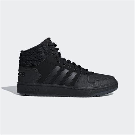 adidas hoops mid 2.0 zwart|adidas casual hoops 2.0.